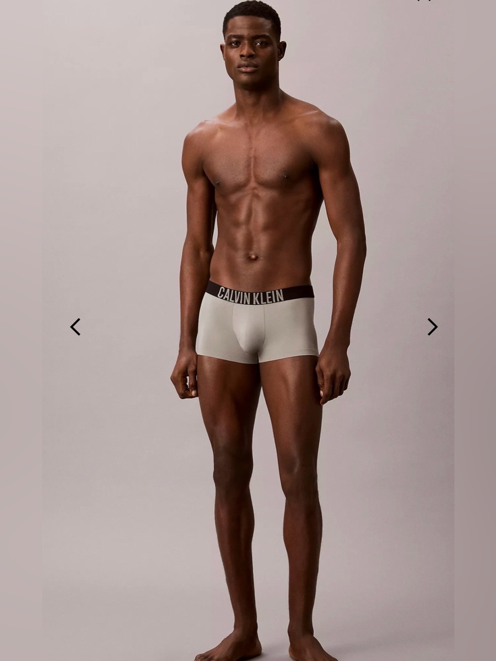 Calvin Klein  Men intense power motion  low rise trunks dark cream